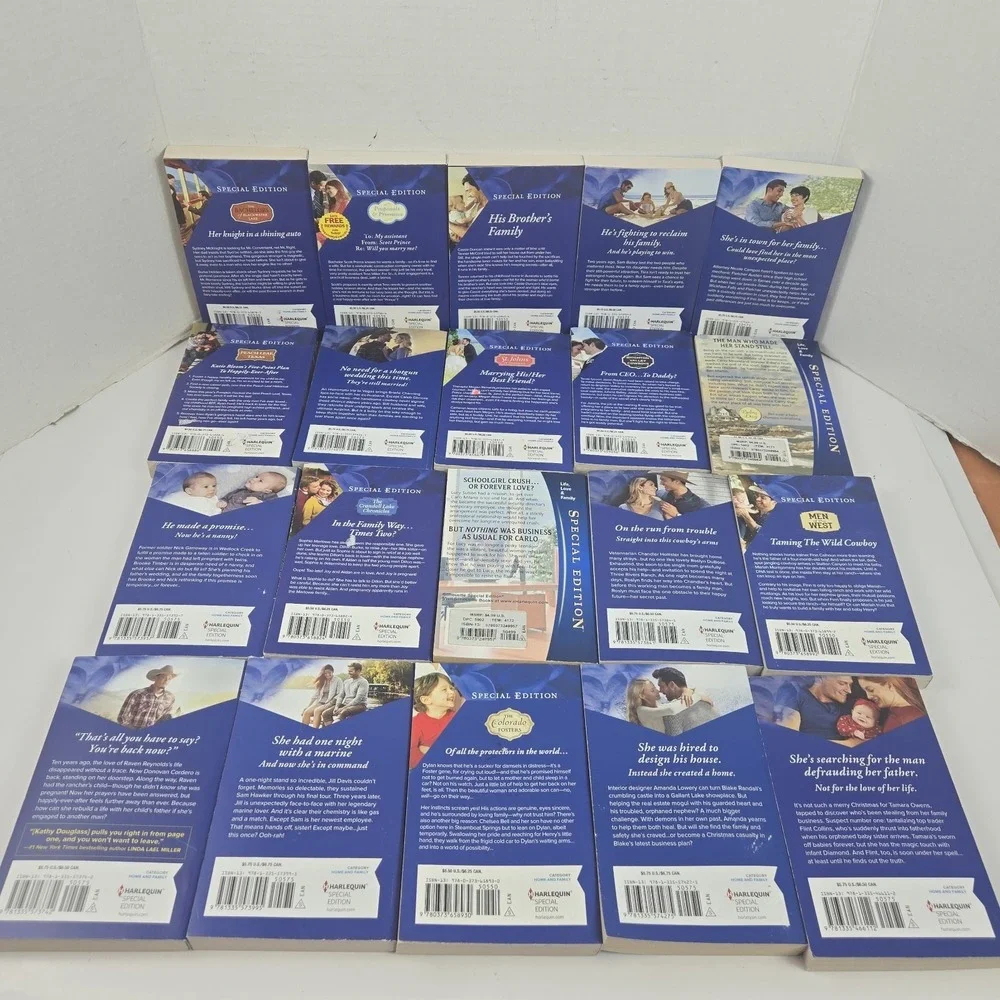 20 Harlequin Special Edition Romance Novels Paperback Home & Family Category